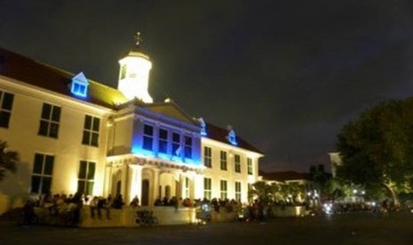 Salah Satu Sudut Kota Tua di Malam Hari