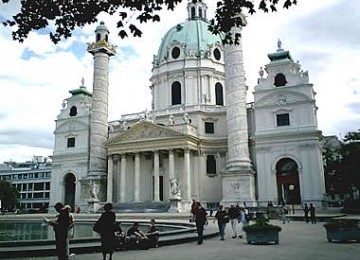 Salah satu sudut kota Wina, Austria.