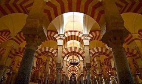 Salah satu sudut Masjid Cordoba.