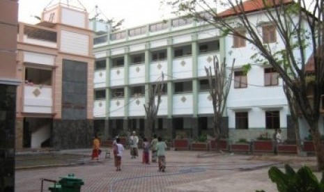 Salah satu sudut Pondok Pesantren Tebuireng di Jombang, Jawa Timur.