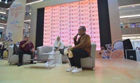 Salah satu talk show kosmetik halal yang digelar oleh d'Orzu.