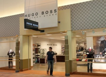 Salah satu toko ritel Hugo Boss