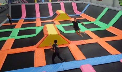 Bounce Street Trampoline Park Pertama Buka Di Jakarta Republika Online