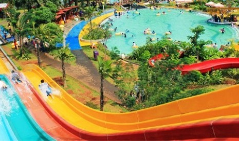 Salah satu wahana di Water kingdom