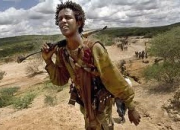 Salah seorang milisi ONLF di Somalia.