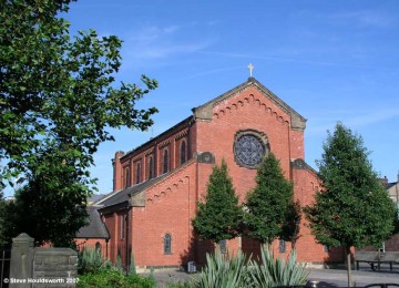 Salah satu gereja Katolik di Blackburn