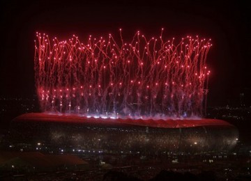 Salah satu stadion yang digunakan untuk pertandingan Piala Dunia 201