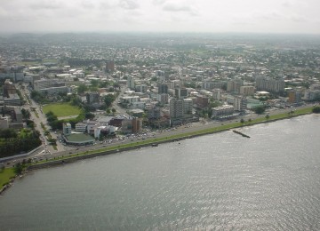 Salah satu sudut kota Libreville, ibukota Gabon