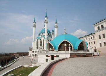 Salahs atu masjid di Moscow, Rusia