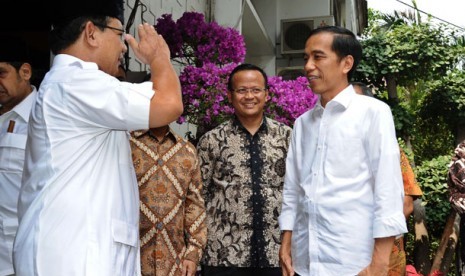 Salam hormat Prabowo 