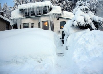 Salju tebal melanda Alaska