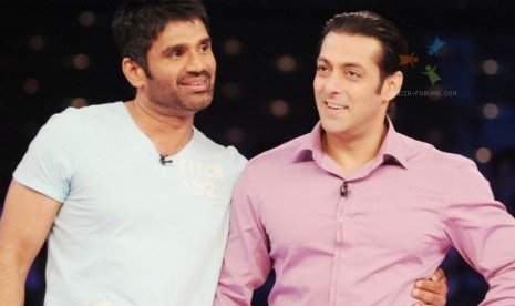 Salman Khan dan Sunil Shetty