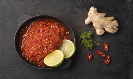 Sambal. Makanan pedas berpotensi mengubah ujung saraf.