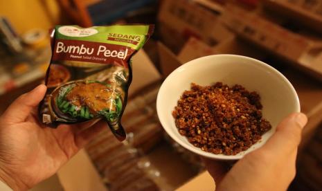 Sambal pecel produksi UMKM La Sambal diekspor ke Arab Saudi.