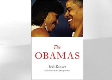 Sampul buku The Obamas