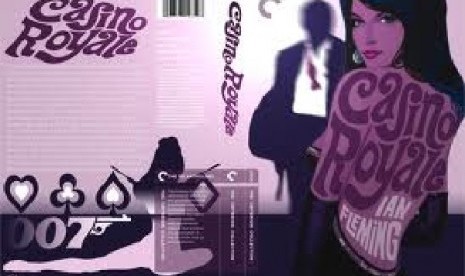 Sampul Casino Royale, novel pertama James Bond karya Ian Fleming