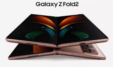 Samsung galaxy Z Fold2. Selama tiga bulan, Samsung mengirimkan 69,3 juta ponsel pintar. 