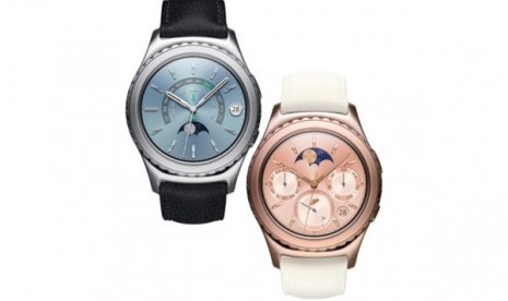 Samsung Gear S2 berbalut emas dan platinum