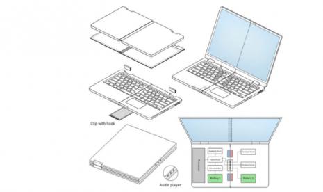 Samsung patenkan teknologi laptop lipat.