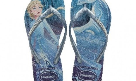 Sandal bertema Frozen 2 keluaran Havaianas.