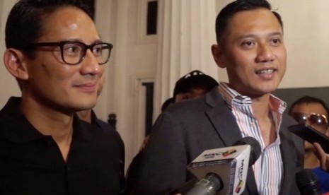 Sandiaga Uno (left) and Agus Harimurti Yudhoyono (right). Their names were being discussed by the opposition camp to be Prabowo Subianto's running mate in presidential election 2019.