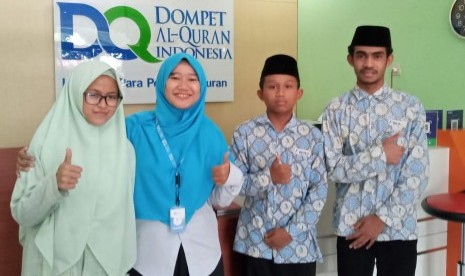 Santri Binaan Dompet Alquran Indonesia.