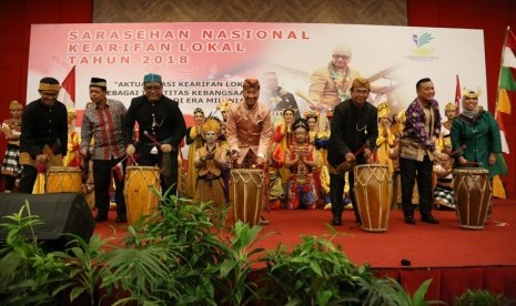 Sarasehan Nasional Kearifan Lokal Tahun 2018 bertema 