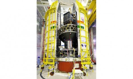  Satelit LAPAN-A3/LAPAN-IPB yang diluncurkan di India, Rabu (22/6).