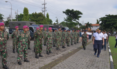 Satgas Penanggulangan Banjir Lantamal V 