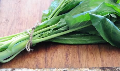 Resep Buka Puasa Sederhana: Baby Kailan Saus Tiram. Sayur kailan.