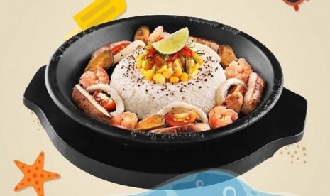 Seafood Tom Yum Pepper Rice