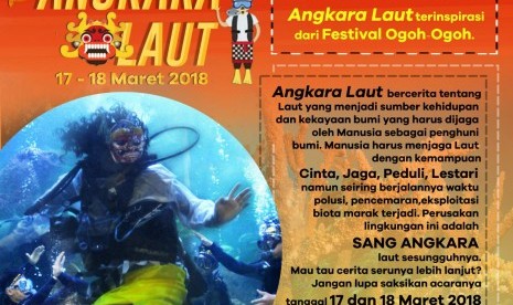 Seaworld Ancol menghadirkan cerita 'Angjara Laut' untuk memeriahkan libur dalam rangka Hari Raya Nyepi.