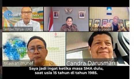 Sebagai persiapan mewujudkan gagasan pagelaran M20 itu, Erick Thohir berdiskusi dengan para musikus terbaik Tanah Air seperti Tantowi Yahya, Chandra Darusman, dan Triawan Munaf.