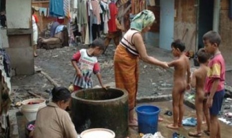 Sebagian sanitasi di Indonesia masih buruk.