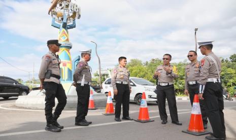 Sebagian tim Polri yang mengamankan KTT ASEAN di Labuan Bajo 