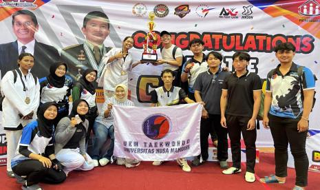 Sebanyak 12 mahasiswa berhasil membawa pulang 7 medali emas dan 5 medali perak di ajang bergengsi Student Taekwondo Indonesia Championship (STIC) 2024 yang berlangsung di GOR Ciracas, Jakarta Timur, pada Sabtu-Ahad, 14-15 Desember 2024.