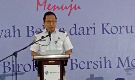 Sebanyak 13 Institusi di Kawasan Pelabuhan Tanjung Perak komitmen bersama bangun zona integritas bebas korupsi. 