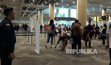 Sebanyak 346 penumpang Garuda Indonesia rute Xian-Denpasar mendarat di Bandara Internasional I Gusti Ngurah Rai, Selasa (30/1). Garuda awal tahun ini membuka dua rute penerbangan baru di Cina, yaitu Xian dan Zhengzhou untuk mendukung target nasional 17 wisatawan mancanegara 2018.