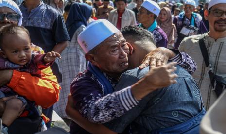 Sebanyak 432 haji asal Kabupaten Bogor yang tergabung dalam kloter 17 kembali ke tanah air setelah menunaikan ibadah haji. Ilustrasi