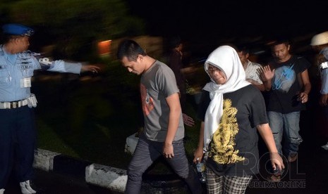 Sebanyak 494 tenaga kerja indonesia (TKI) ilegal tiba di Lanud Halim Perdanakusuma, Jakarta, Selasa