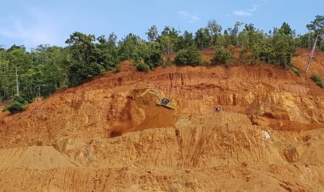 Sebuah area pertambangan.