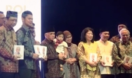 Sebuah buku bertajuk 'Hatta di Mata Mereka' resmi diluncurkan di Graha Bhakti Budaya, Taman Ismail Marzuki, Jakarta, Selasa (8/8).