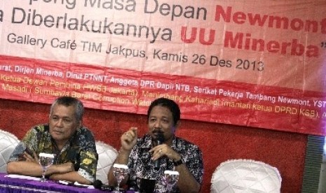 Sebuah diskusi mengenai Newmont (ilustrasi)