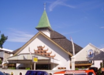 Sebuah gereja di Padang, Sumatera Barat