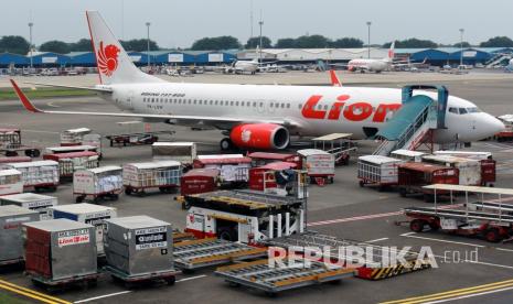 Ilustrasi pesawat Lion Air.