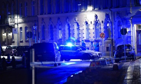 Sebuah sinagog dilempari bom molotov di Gothenburg, Swedia, Sabtu malam (9/12).