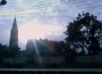 Sebuah gereja di Multan, Pakistan, ilustrasi