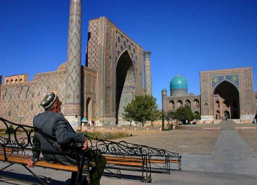 Sebuah masjid di Uzbekistan