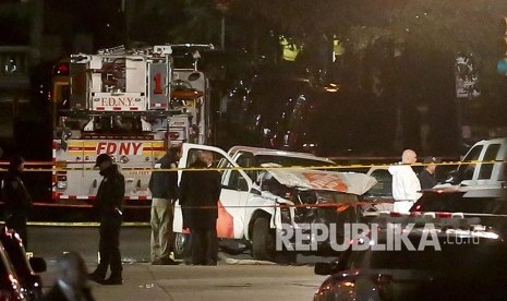 Sedikitnya delapan orang tewas dan 11 lainnya cedera di New York, Amerika Serikat (AS), setelah sopir truk masuk ke jalur sepeda di Lower Manhattan dan menabrak sejumlah orang di sana.