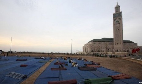 Seekor masjid diduga penyebab kerusuhan di Masjid Hassan II di Maroko.